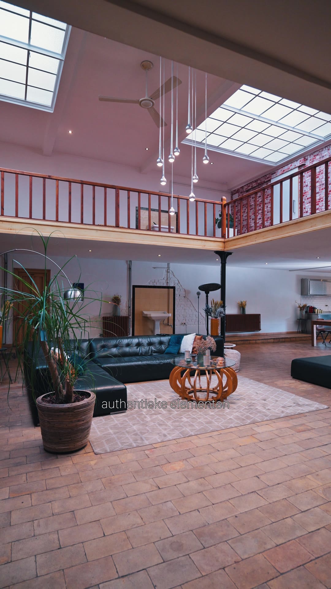 Loftinterieur uit een DMG Vastgoed rondleidingsvideo